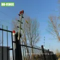 Electric Fence with Alarm System for Farm Border